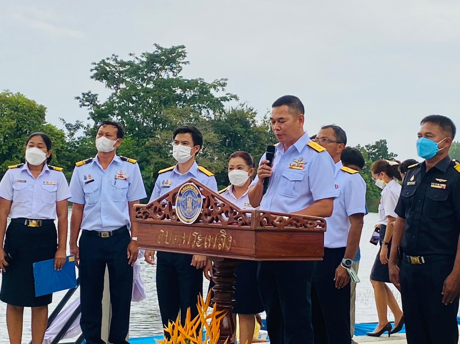 กิจกรรมพิธีปล่อยพันธุ์สัตว์น้ำเนื่องในวันประมงแห่งชาติ ประจำปี 2565 