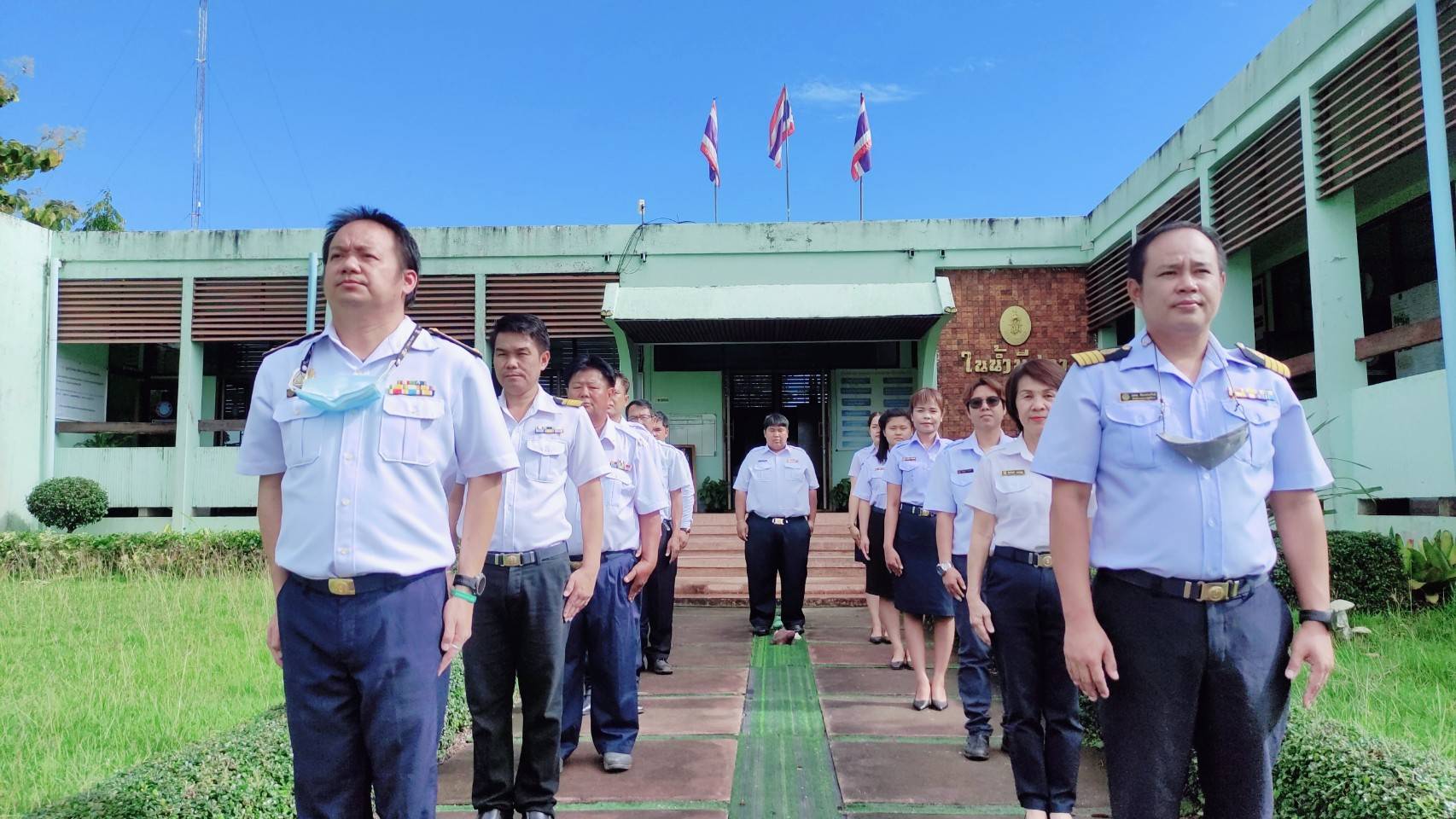 กิจกรรมเคารพธงชาติไทยและร้องเพลงชาติไทย เนื่องในวันพระราชทานธงชาติไทย ๒๘ กันยายน (Thai National Flag Day) ประจำปี ๒๕๖๕
