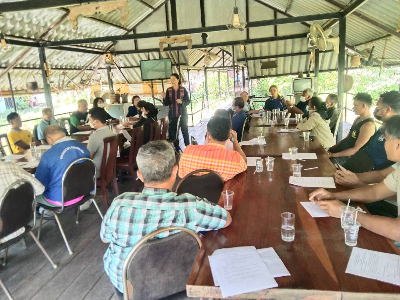 ประชุมแนวทางการขับเคลื่อนโครงการระบบส่งเสริมเกษตรแบบแปลงใหญ่(สัตว์น้ำจืด) ปีงบประมาณ 2566 ครั้งที่ 1/2566 แปลง กลุ่มเกษตรกรผู้เพาะและอนุบาลสัตว์น้ำอำนาจเจริญ..คลิก