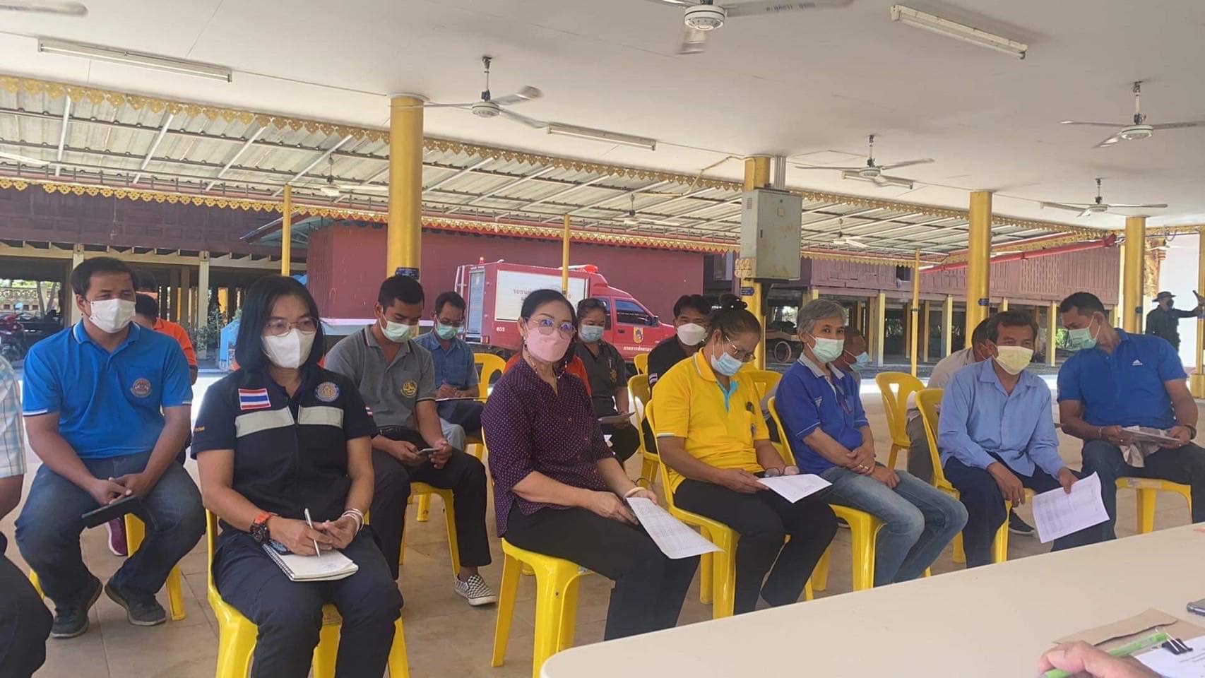 ประมงอำเภอบ้านนา เข้าร่วมการประชุมเตรียมความพร้อมการดำเนินโครงการ 