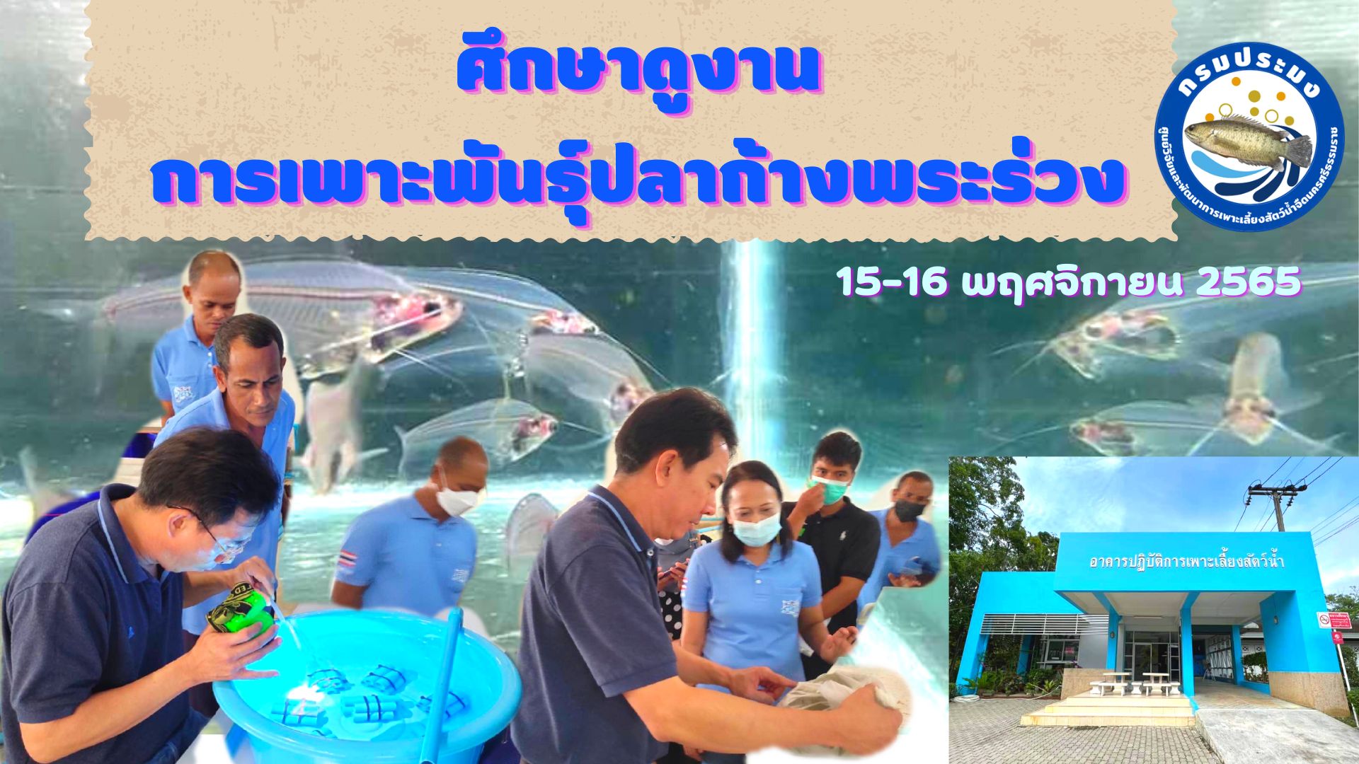 ศึกษาดูงาน การเพาะพันธุ์ปลาก้างพระร่วง