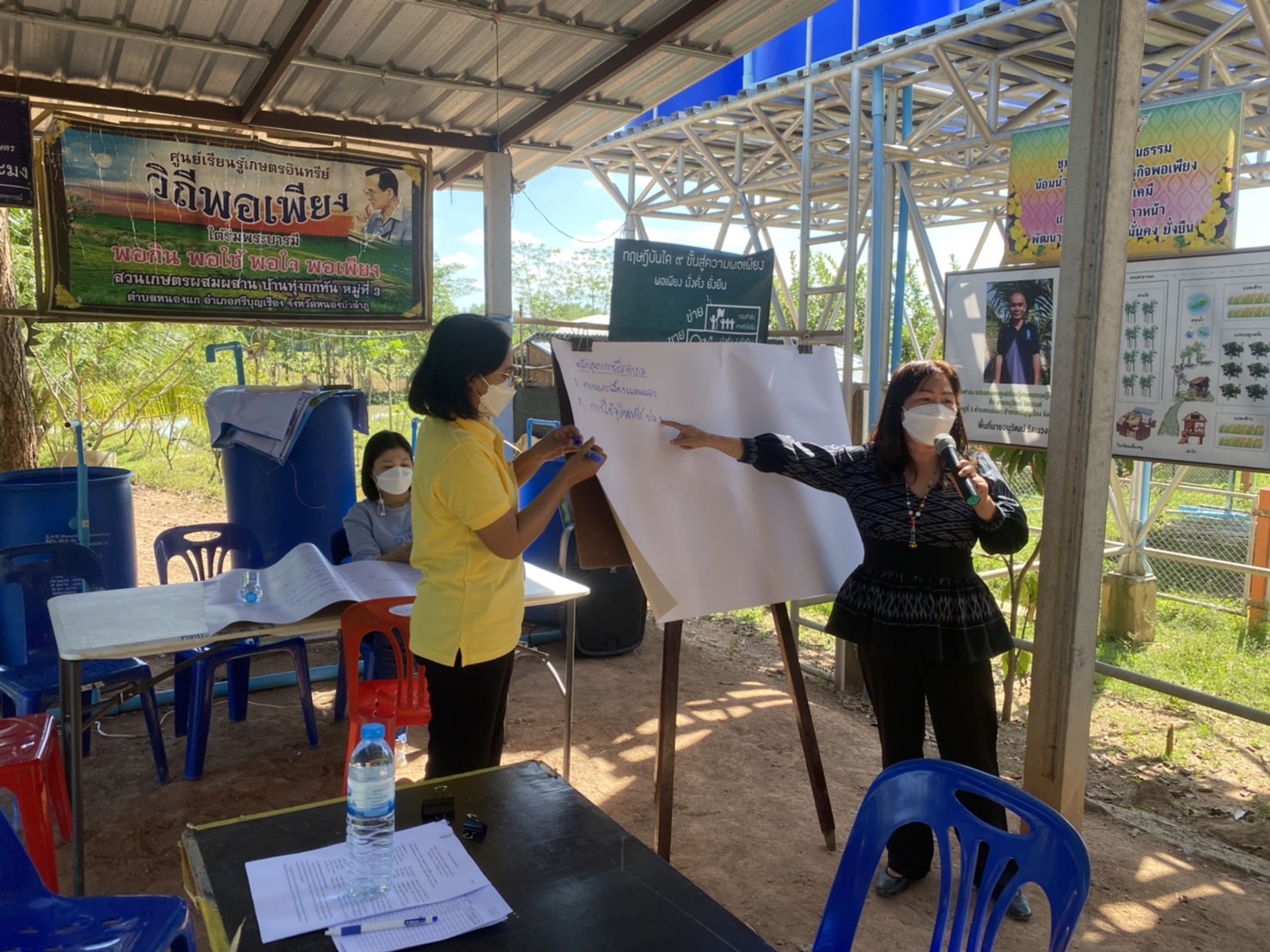 วันที่ 8 ธันวาคม 2565 จัดประชุมชี้แจงแผนการดำเนินงาน การจัดทำแผนพัฒนารายแปลง การสำรวจสภาวะเศรษฐกิจและสังคมเกษตรกร (ก่อนเข้าร่วมโครงการ) ของกลุ่มแปลงใหญ่ปลาตะเพียนตำบลหนองแก อำเภอศรีบุญเรือง จังหวัดหนองบัวลำภู (แปลงใหม่ ปี 2566) ภายใต้โครงการระบบส่งเสริมเกษตรแบบแปลงใหญ่ ประจำปีงบประมาณ 2566..คลิก