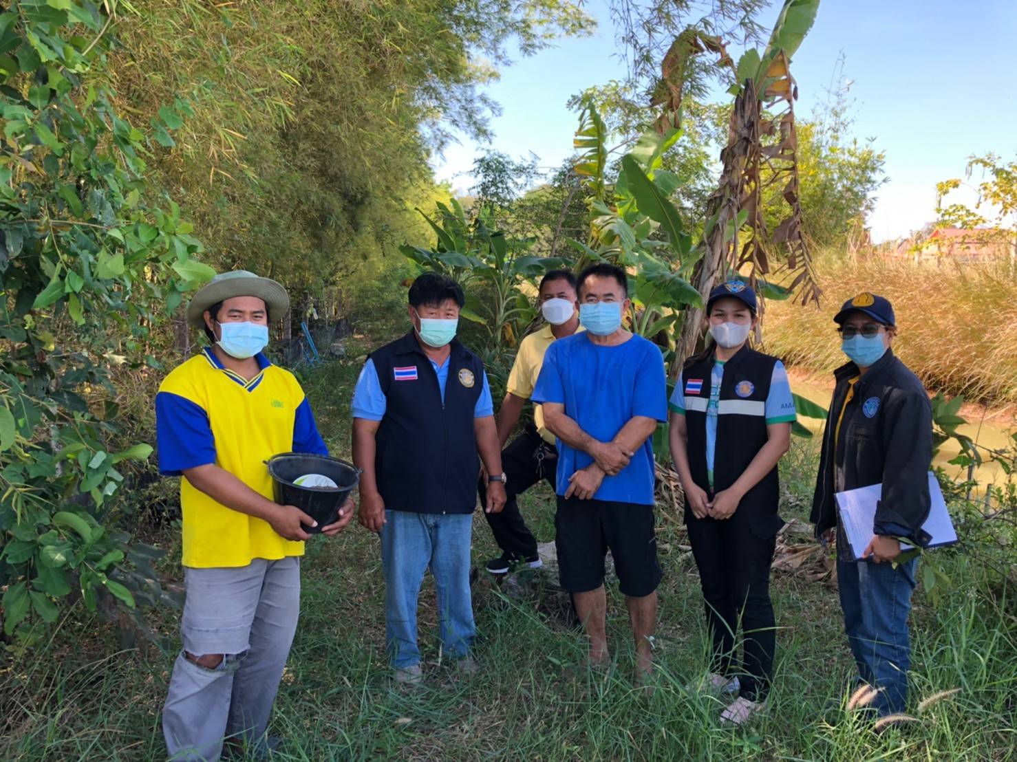 ออกตรวจติดตามผลงานและประเมินผล ตามแผนงานในโครงการเลี้ยงปลาในบ่อดินเพื่อฟื้นฟูเศรษฐกิจหลัง โควิด -19..คลิก