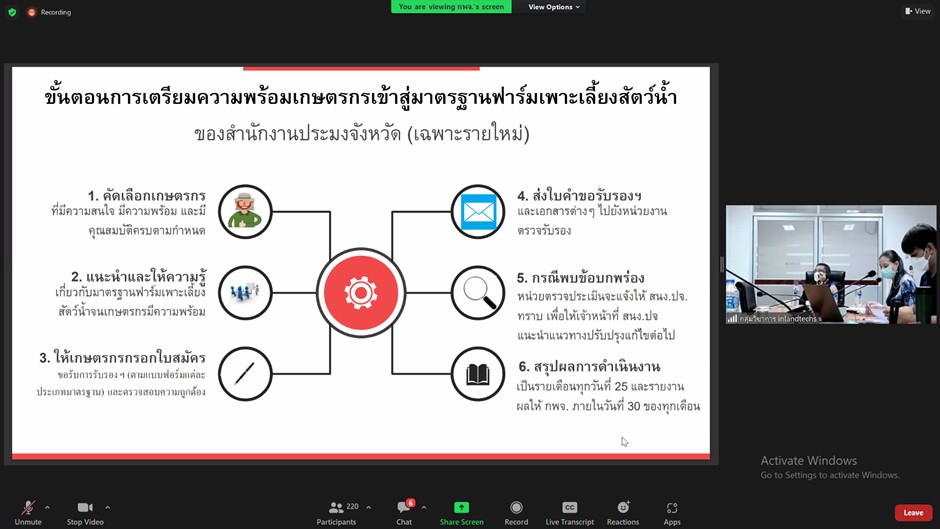 เข้าร่วมประชุมชี้แจงโครงการยกระดับคุณภาพมาตรฐานสินค้าเกษตร และโครงการพัฒนาเกษตรกรรมยั่งยืนกิจกรรมพัฒนาเกษตรอินทรีย์ ปีงบประมาณ 2566..คลิก