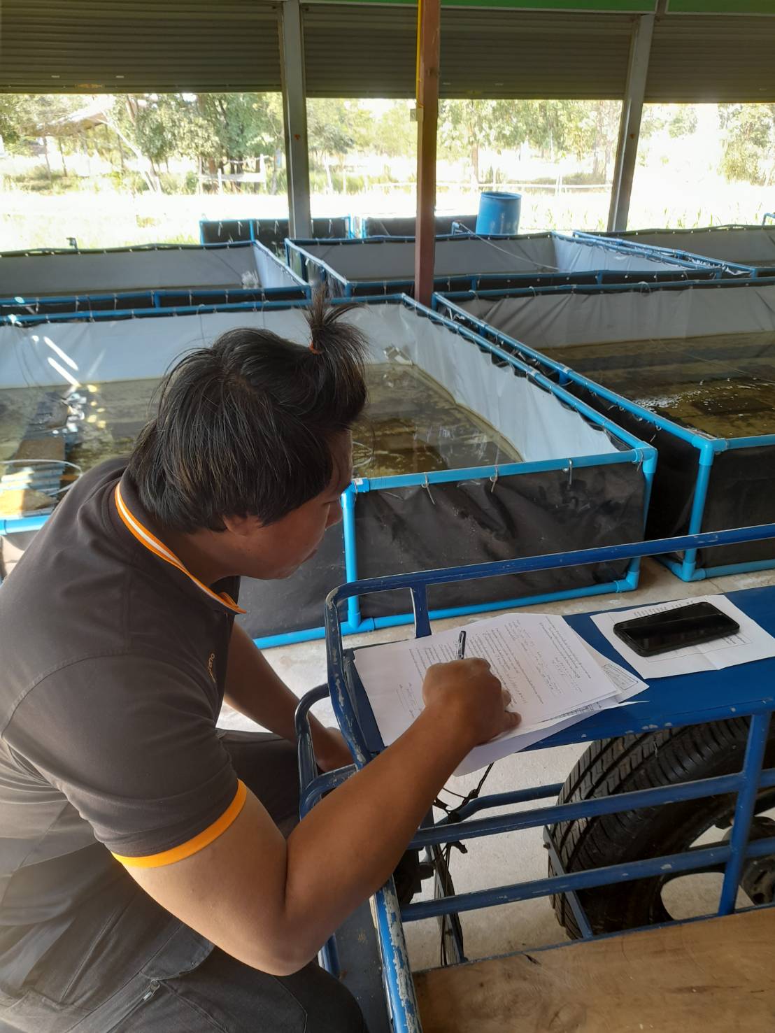 วันที่ 14 ธันวาคม พ.ศ. 2565 ???????นายสมมิตร ธรรมมิยะ ประมงอำเภอสุวรรณคูหา ออกตรวจติดตามตรวจสอบ เฝ้าระวังฟาร์มเลี้ยงสัตว์น้ำควบคุม..คลิก