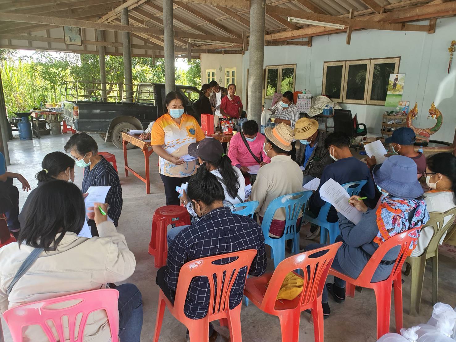 ประชุมชี้แจงเพื่อส่งเสริมองค์ความรู้ โครงการศูนย์เรียนรู้การเพิ่มประสิทธิภาพการผลิตสินค้าเกษตร (ศพก.)..คลิก