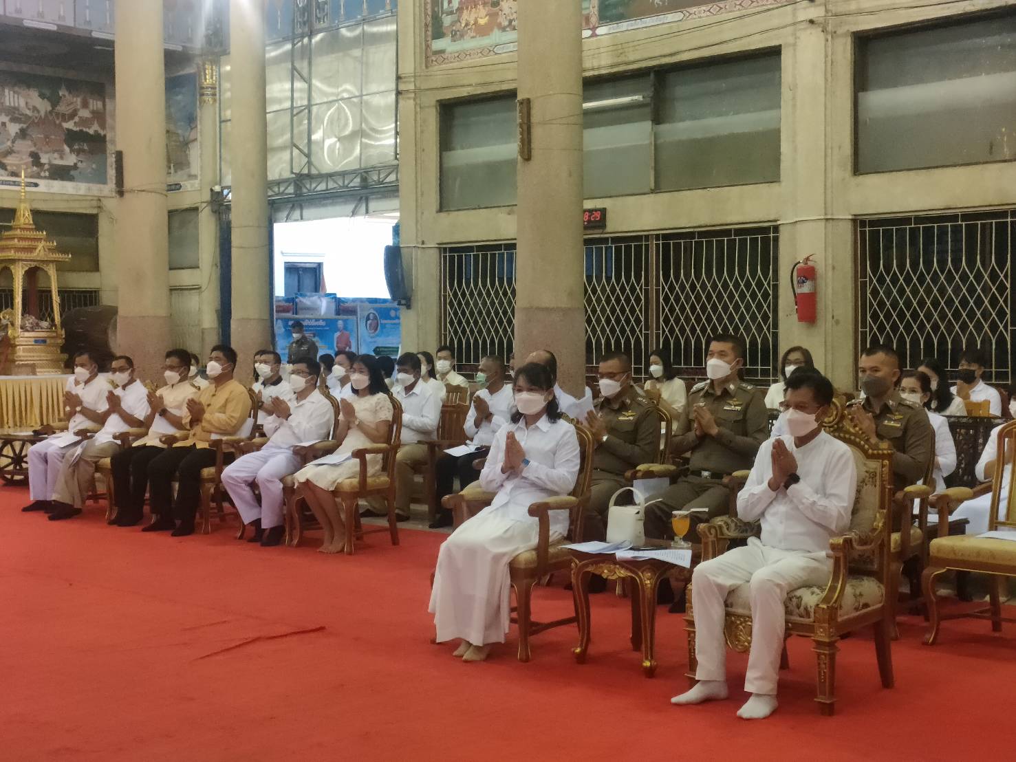 ร่วมพิธีเจริญพระพุทธมนต์ เจริญจิตตภาวนาถวายพระพรชัยมงคลแด่ สมเด็จพระเจ้าลูกเธอ เจ้าฟ้าพัชรกิติยาภา นเรนทิราเทพยวดี กรมหลวงราชสาริณีสิริพัชร มหาวัชรราชธิดา..คลิก