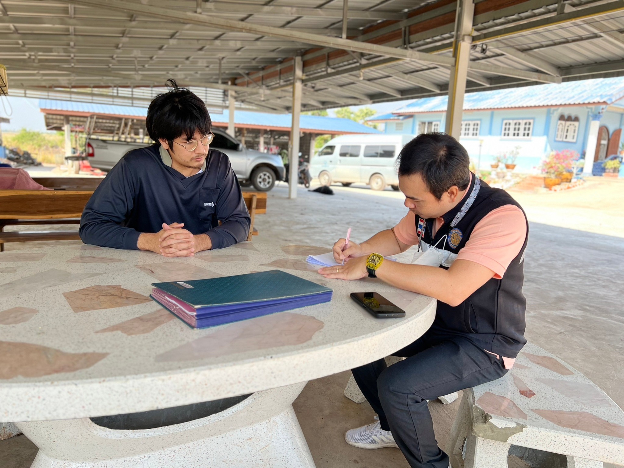 ลงพื้นที่เก็บข้อมูลสถิติการเพาะเลี้ยงสัตว์น้ำ