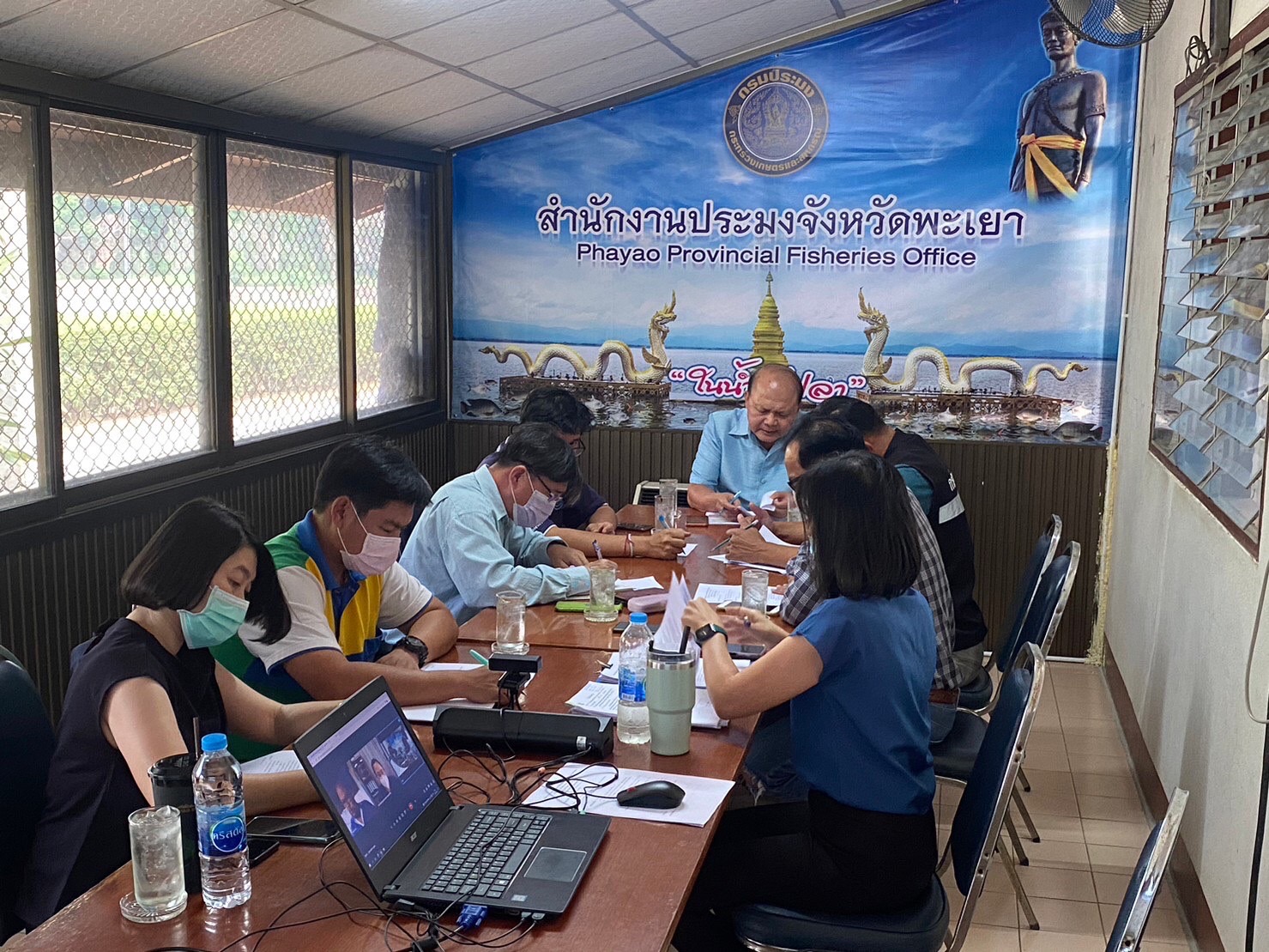 เข้าร่วมประชุมคณะกรรมการขับเคลื่อนนโยบายของกรมประมง จังหวัดพะเยา..คลิก