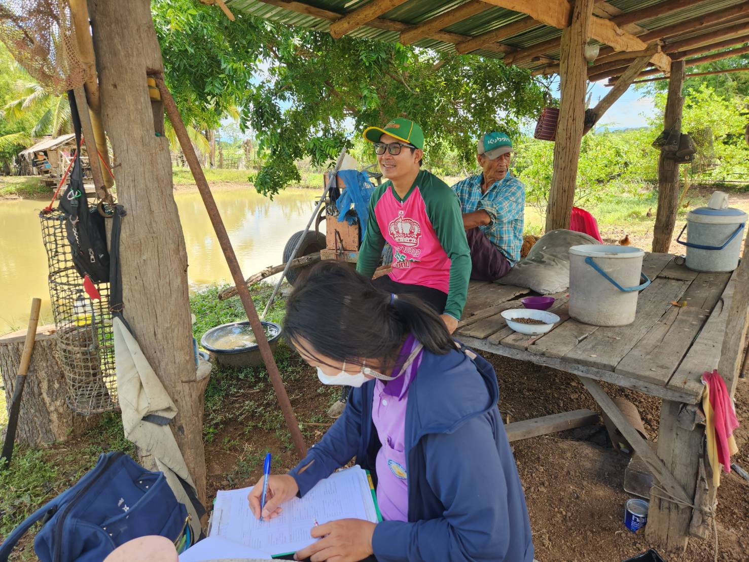 เข้าตรวจประเมินฟาร์มเลี้ยงสัตว์น้ำ ในเขตพื้นที่ อ.เมืองพะเยา อ.เชียงม่วน อ.ภูซาง และอ.ดอกคำใต้ จ.พะเยา จำนวน 11 ฟาร์ม..คลิก