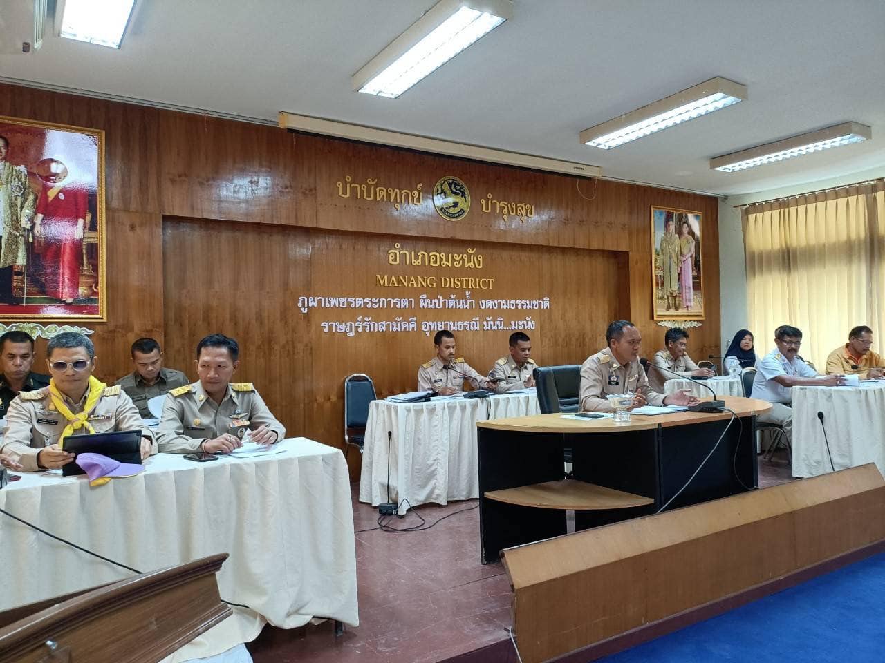 สำนักงานประมงจังหวัดสตูล เข้าร่วมประชุมกำนัน ผู้ใหญ่บ้าน อำเภอมะนัง จังหวัดสตูล ครั้งที่ 7/2566