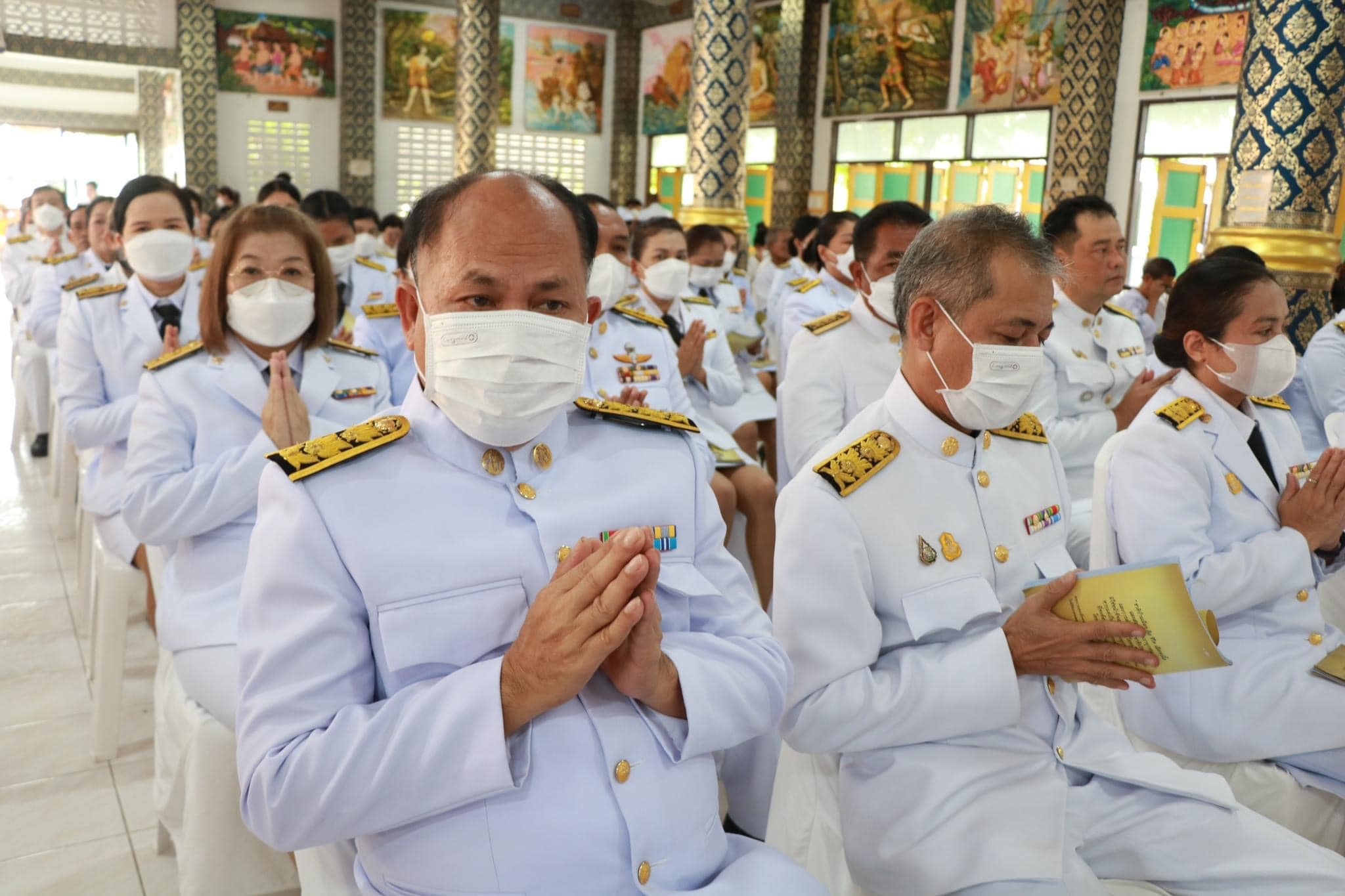 สำนักงานประมงจังหวัดสตูลเข้าร่วมพิธีเจริญพระพุทธมนต์ถวายพระพรชัยมงคลและถวายเป็นพระราชกุศลแด่พระบาทสมเด็จพระเจ้าอยู่หัว เนื่องในโอกาสวันเฉลิมพระชนมพรรษา 28 กรกฎาคม 2566