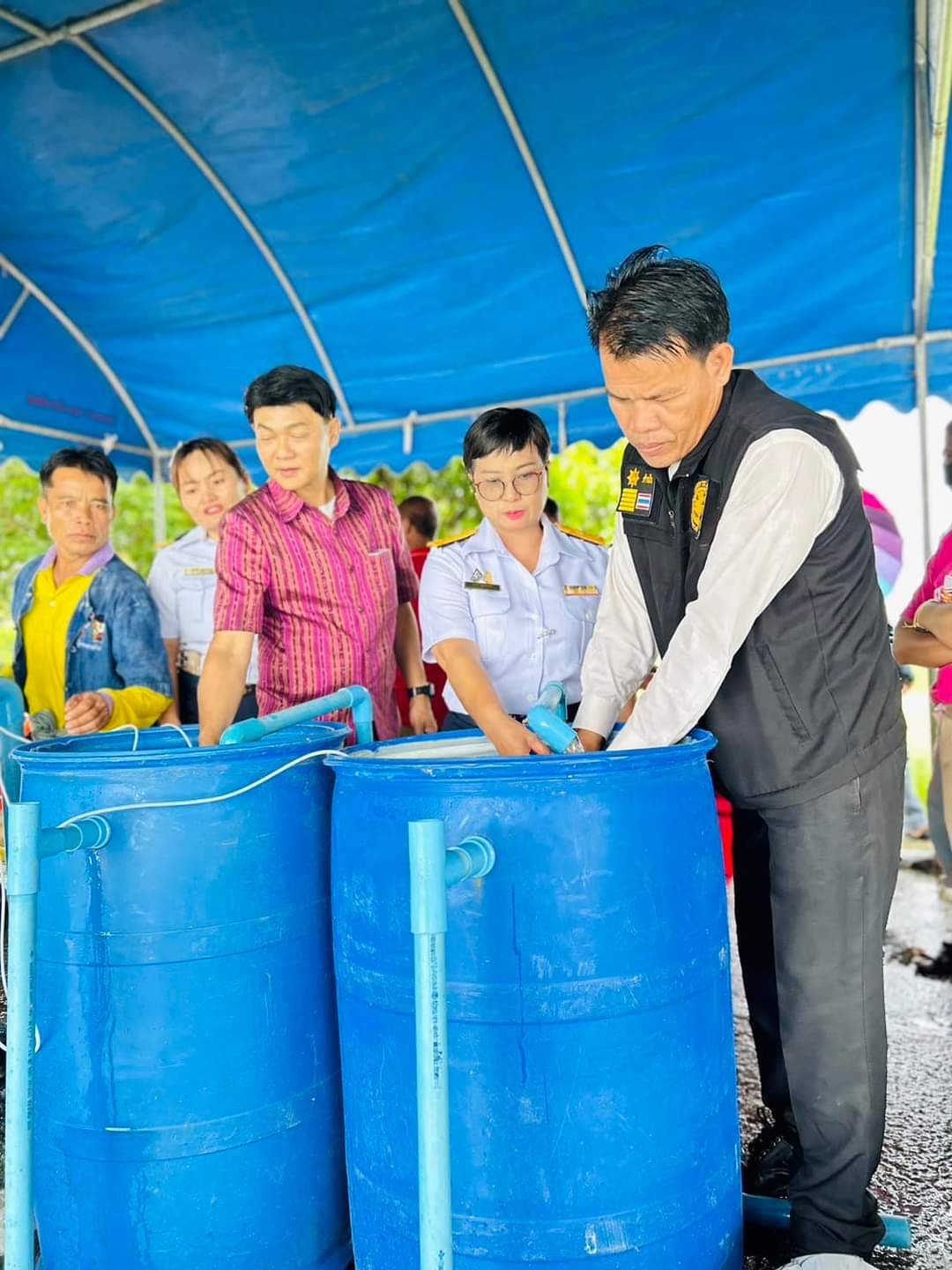 กิจกรรมปล่อยพันธุ์สัตว์น้ำในแหล่งน้ำธรรมชาติ  ตามโครงการปล่อยพันธุ์สัตว์น้ำในลุ่มน้ำสำคัญของประเทศ ๖๒ จังหวัด ๖๒ ล้านตัว ตามนโยบายเร่งด่วนของรัฐบาล นายกเศรษฐา  ทวีสิน