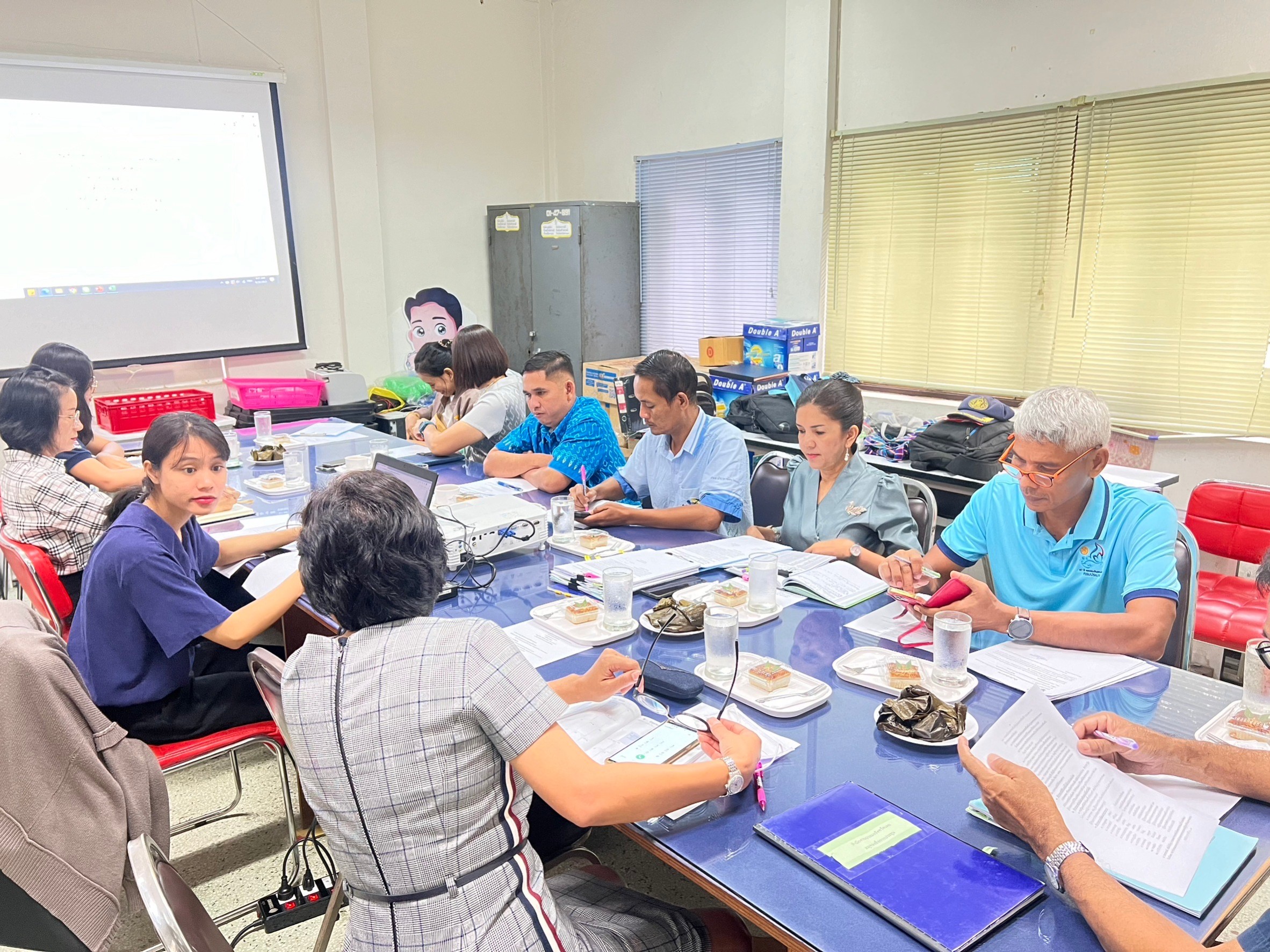 การประชุมประจำเดือน สำนักงานประมงจังหวัดเลย ข้าราชการ ลูกจ้างประจำและพนักงานราชการ  ประจำเดือนกันยายน 2566