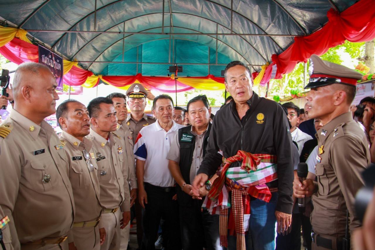 ร่วมต้อนรับนายเศรษฐา ทวีสิน นายกรัฐมนตรี และนายไชยา พรหมา รัฐมนตรีช่วยว่าการกระทรวงเกษตรและสหกรณ์