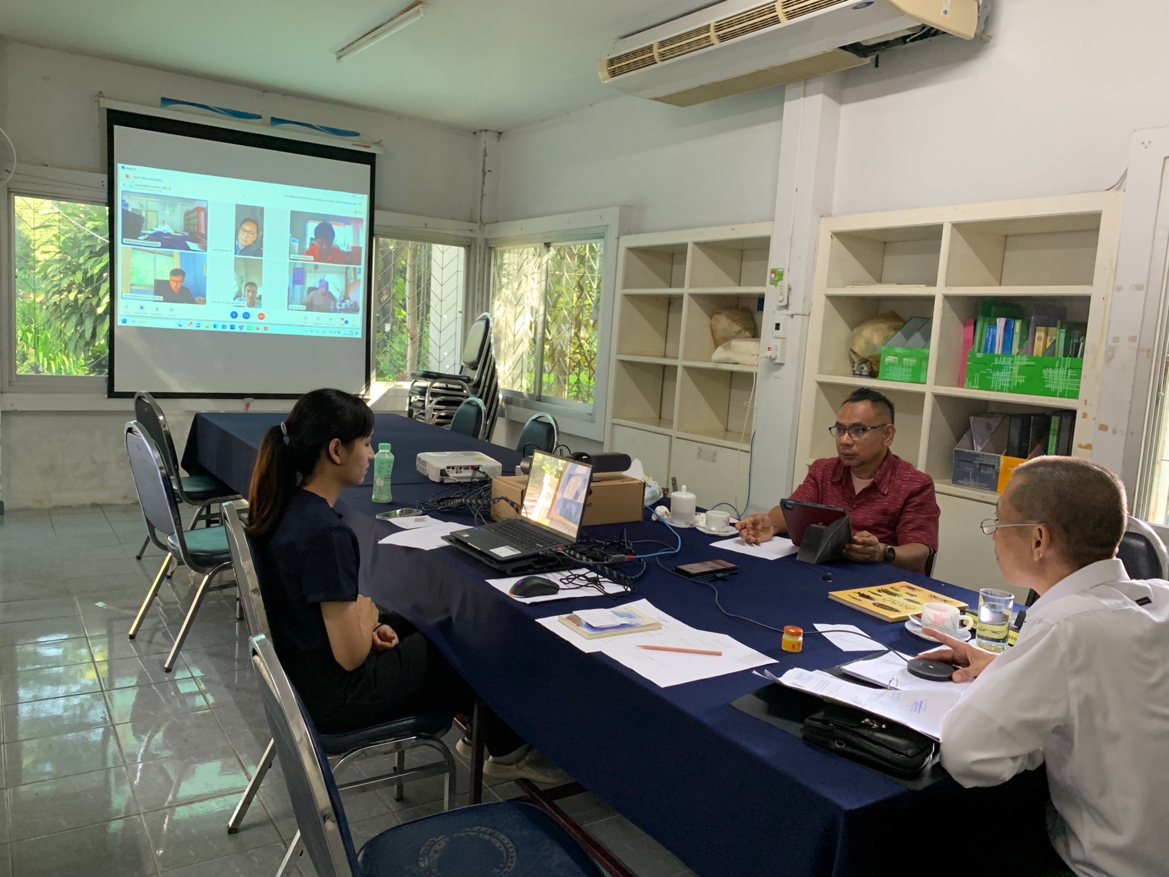เข้าร่วมประชุมคณะกรรมการขับเคลื่อนนโยบายของกรมประมง (FC)..คลิก