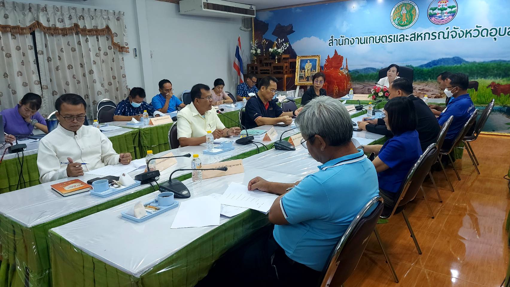 ประมงอุบลฯ ร่วมประชุม กำหนดการจัด Kick Off กิจกรรมกำจัดวัชพืชและผักตบชวาในแม่น้ำลำคลองสายหลัก และกิจกรรมจิตอาสาพัฒนา กระทรวงเกษตรและสหกรณ์ 