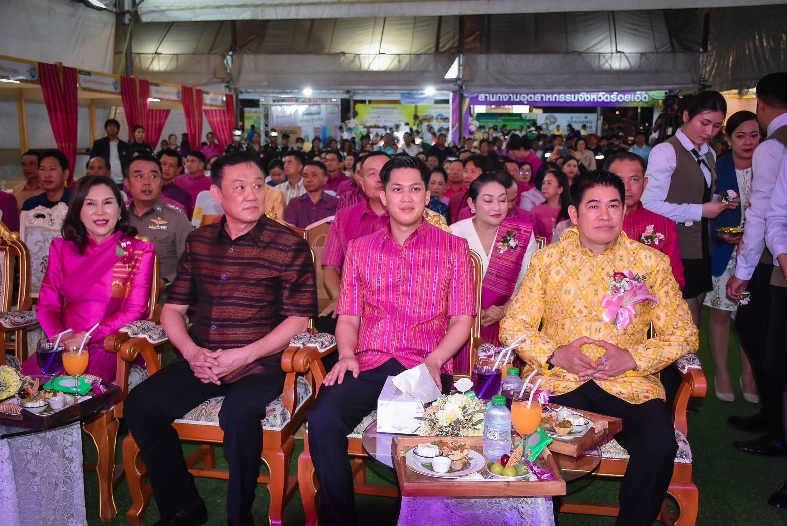 ร่วมพิธีเปิดงานเทศกาลข้าวหอมมะลิโลก ครั้งที่ ๒๓ จังหวัดร้อยเอ็ด