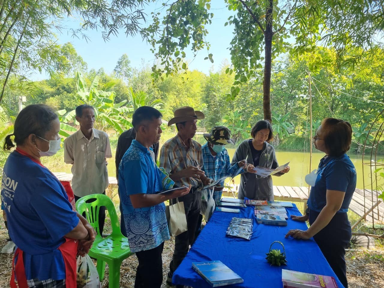 ร่วมจัดนิทรรศการให้ความรู้ และแจกเอกสารวิชาการด้านการเพาะเลี้ยงสัตว์น้ำในงานวันถ่ายทอดเทคโนโลยีเพื่อเริ่มต้นฤดูกาลผลิตใหม่ (Field Day) ปี 2567..คลิก
