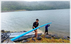 การจัดเตรียมสถานที่ปล่อยพันธุ์สัตว์น้ำ..คลิก