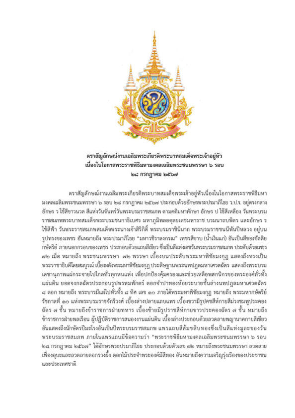 ตราสัญลักษณ์งานเฉลิมพระเกียรติ ร10