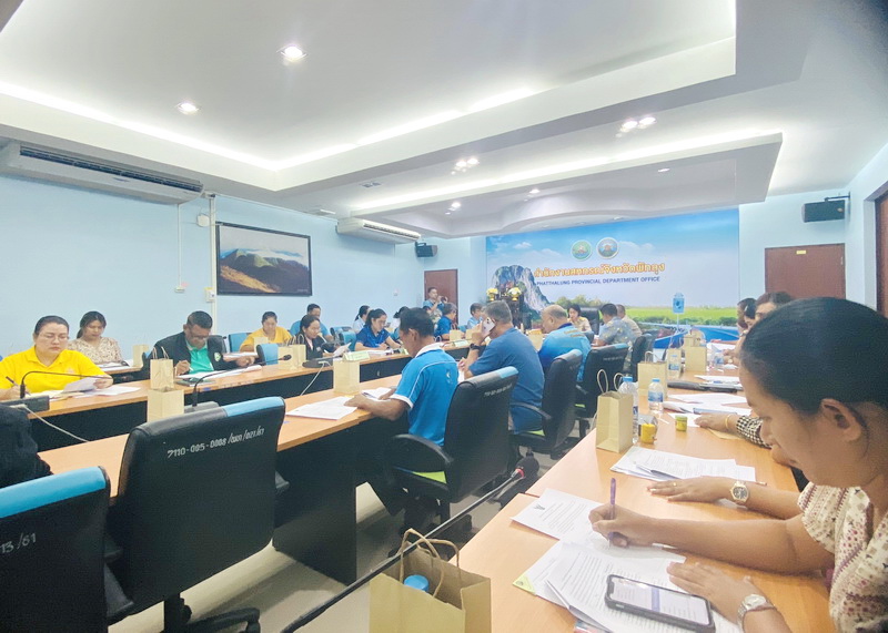 ร่วมประชุมการจัดทำแผนพัฒนาการเกษตรและสหกรณ์ของจังหวัดพัทลุง..คลิก
