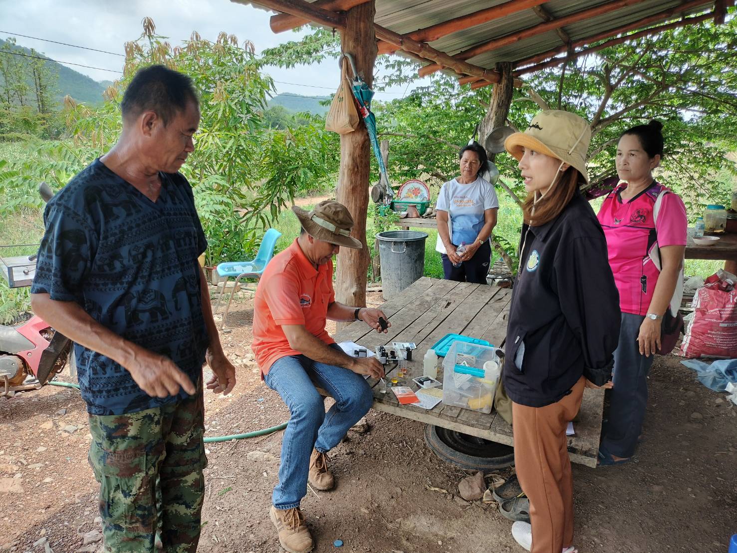 สำนักงานประมงอำเภอนากลาง ร่วมสังเกตการณ์ศูนย์วิจัยและพัฒนาการเพาะเลี้ยงสัตว์น้ำจืดอุดรธานี ตรวจประเมินมาตรฐานฟาร์ม (GAP มกษ.)