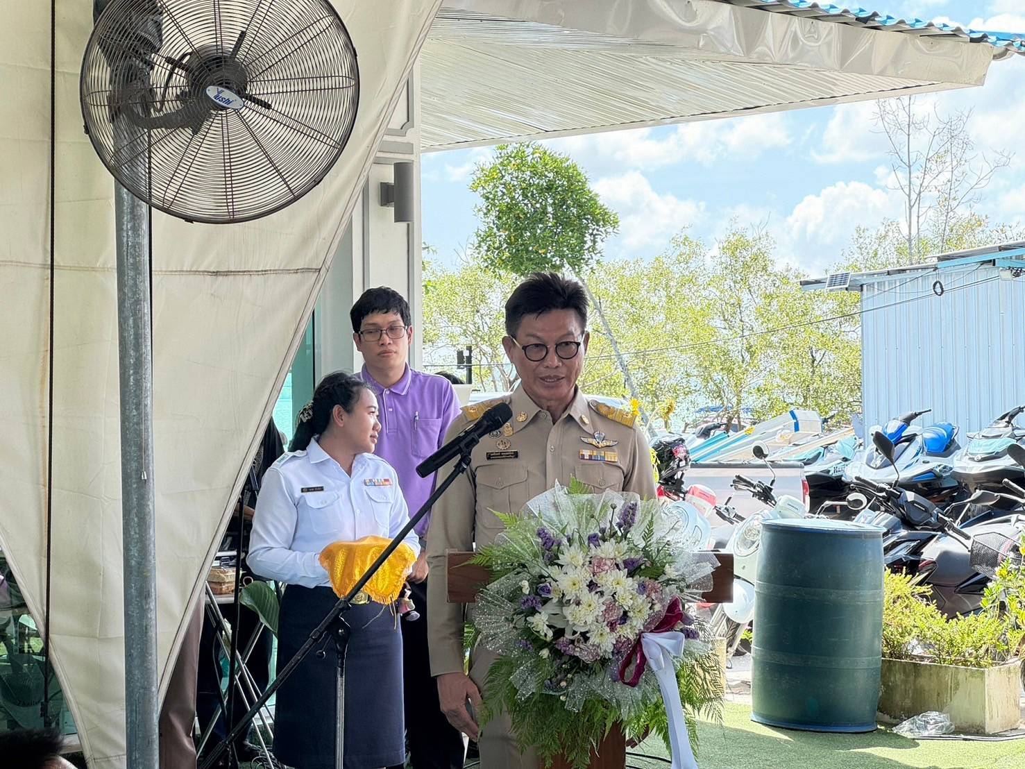 พิธีปล่อยพันธุ์สัตว์น้ำ เนื่องในวันเฉลิมพระชนมพรรษาสมเด็จพระนางเจ้าสุทิดา พัชรสุขาพิมลลักษณ พระบรมราชินี  3 มิถุนายน 2567..คลิก