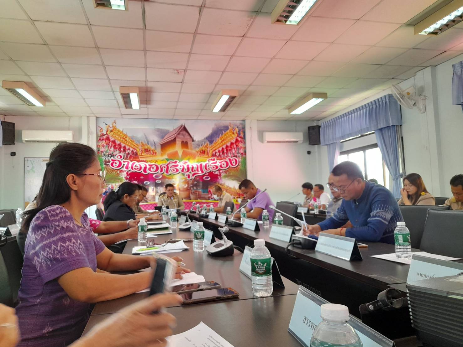 ประมงอำเภอศรีบุญเรือง ร่วมประชุมหัวหน้าส่วนราชการอำเภอศรีบุญเรือง