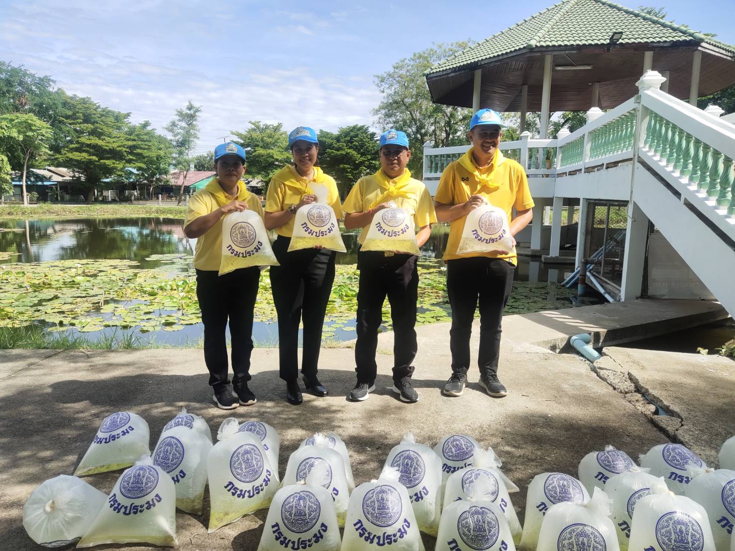 กิจกรรมจิตอาสาการพัฒนาฟื้นฟูและแก้ไขปัญหาแหล่งน้ำในพื้นที่จังหวัดกาญจนบุรี..คลิก