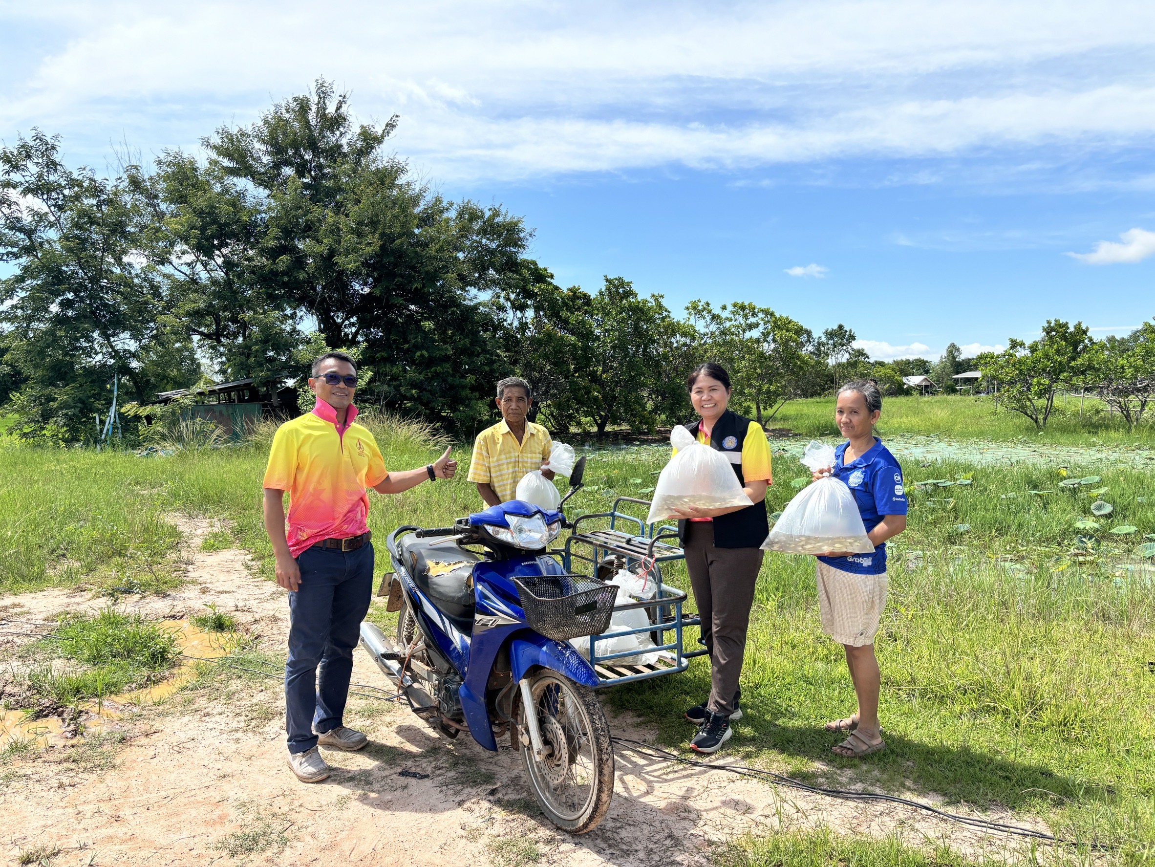 ประมงอุบลฯ ดำเนินงานตามแผนงานโครงการพัฒนาอาชีพการเพาะเลี้ยงปลาตะเพียนขาวในบ่อดิน งบกลุ่มจังหวัดภาคตะวันออกเฉียงเหนือตอนล่าง 2 ประจำปีงบประมาณ 2567 อ.สิรินธร..คลิก