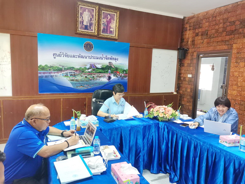 ร่วมต้อนรับผู้เชี่ยวชาญเพื่อติดตามงานวิจัยด้านประมง