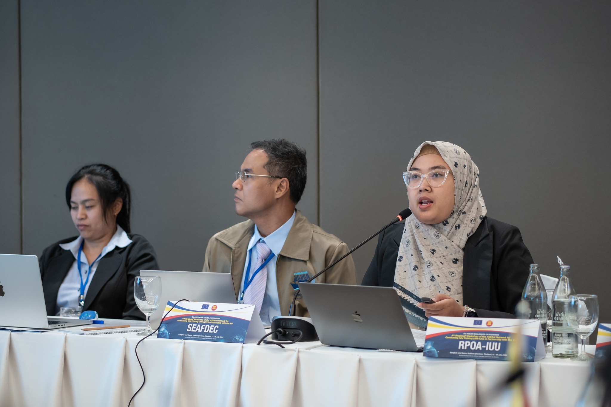 On the 17th of July, 2024, Mr. Choltisak Chawpaknum, the Director of the Fisheries Foreign Affairs Division, acting on behalf of the Director-General of the Department of Fisheries, chaired the 4th Regional Workshop of the ASEAN Network for Combating IUU Fishing (AN-IUU) in partnership with the EU...คลิก