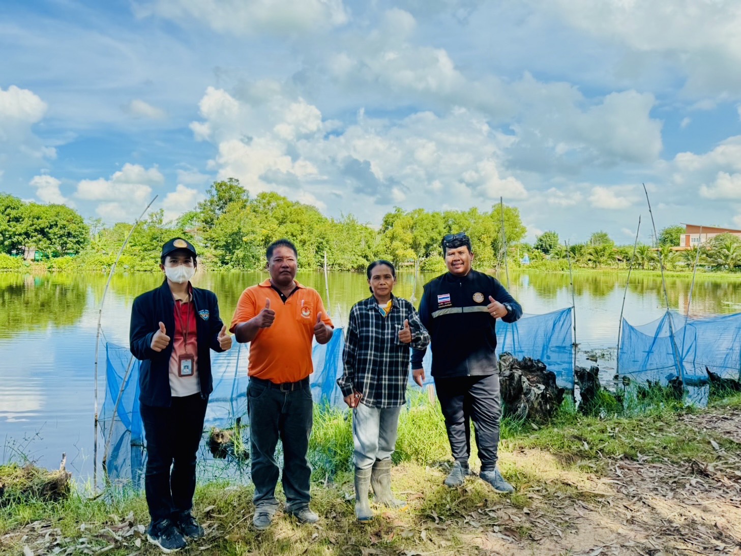 เตรียมแหล่งน้ำสำหรับการปล่อยพันธุ์ปลากินพืชในแหล่งน้ำที่ร่วมโครงการ จำนวน 3 แหล่งน้ำ..คลิก