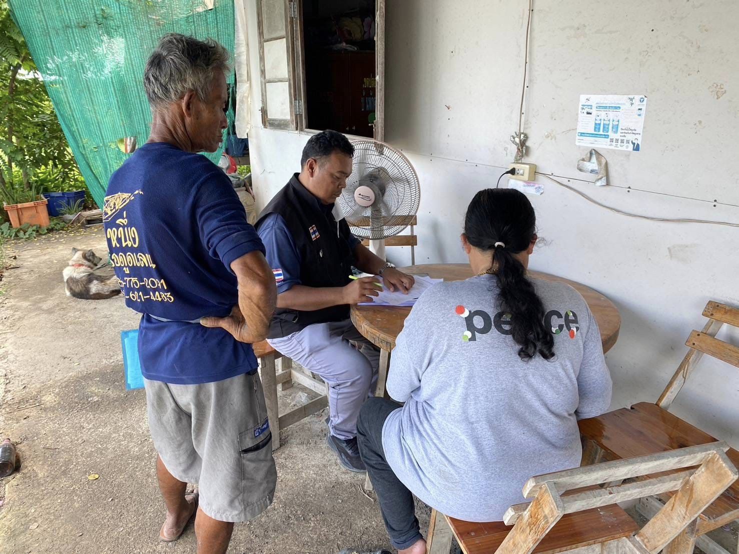 คณะทำงานประจำจุดรวบรวมวัตถุดิบปลาหมอคางดำ..คลิก