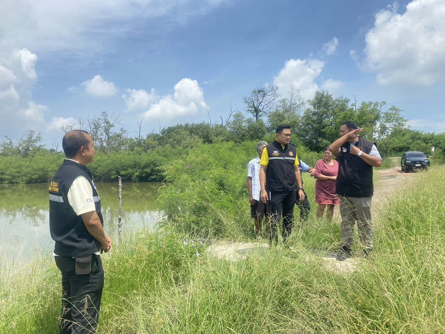 ลงพื้นที่เพื่อตรวจสอบบ่อเพาะเลี้ยงสัตว์น้ำ..คลิก