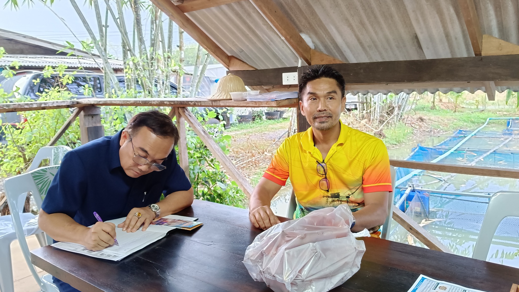 ลงพื้นที่ตรวจเยี่ยม กลุ่มแปลงใหญ่ ปี 2567 กลุ่มวิสาหกิจชุมชนผู้นำเกษตรผสมผสานทฤษฎีใหม่ (ปลาดุกร้าเขาพระทอง) และกลุ่มแปลงใหญ่ ปี 2568 กลุ่มแปลงใหญ่เกษตรก้าวหน้า 