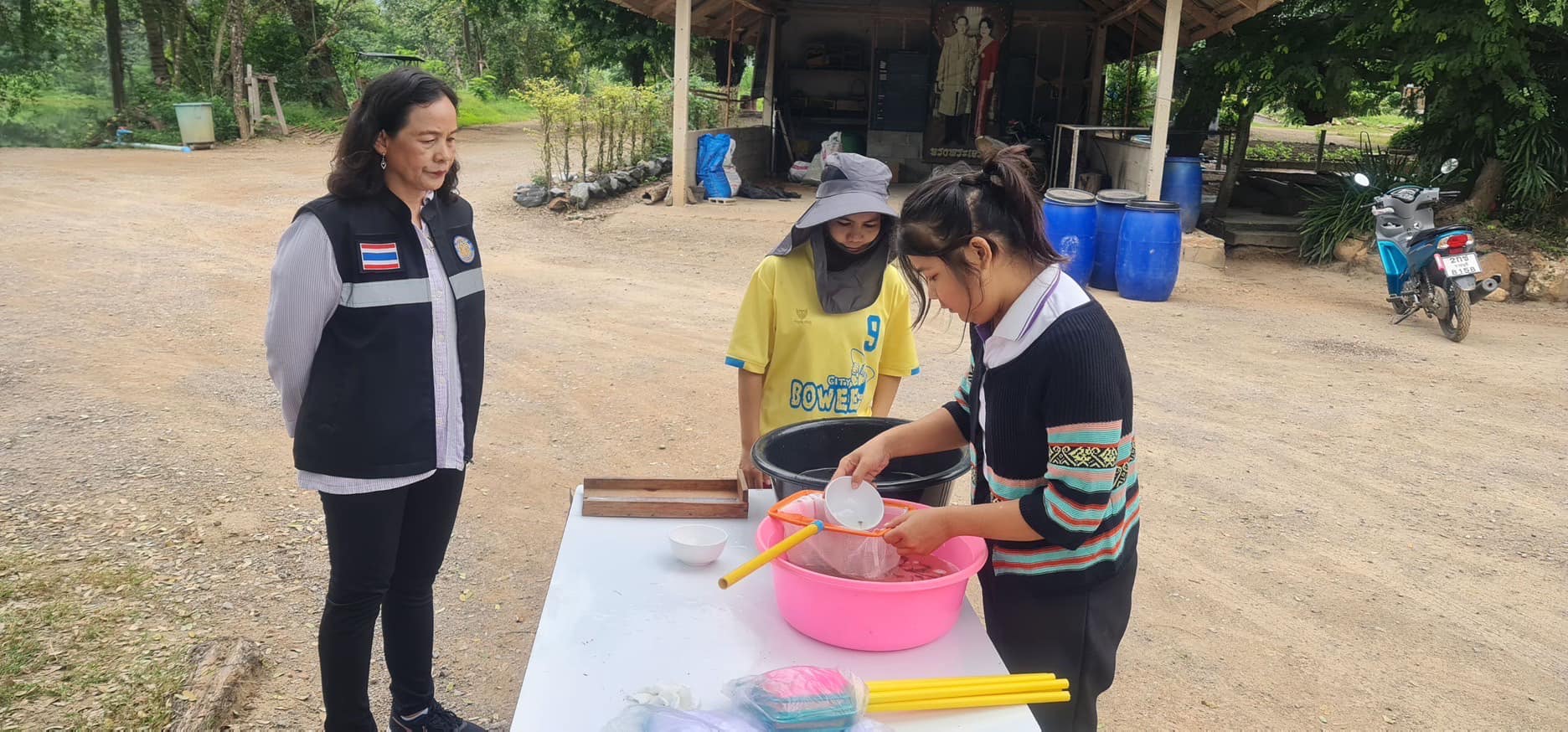ลงพื้นที่โครงการฟาร์มตัวอย่างตามแนวพระราชดำริ บ้านบ่อหวี..คลิก