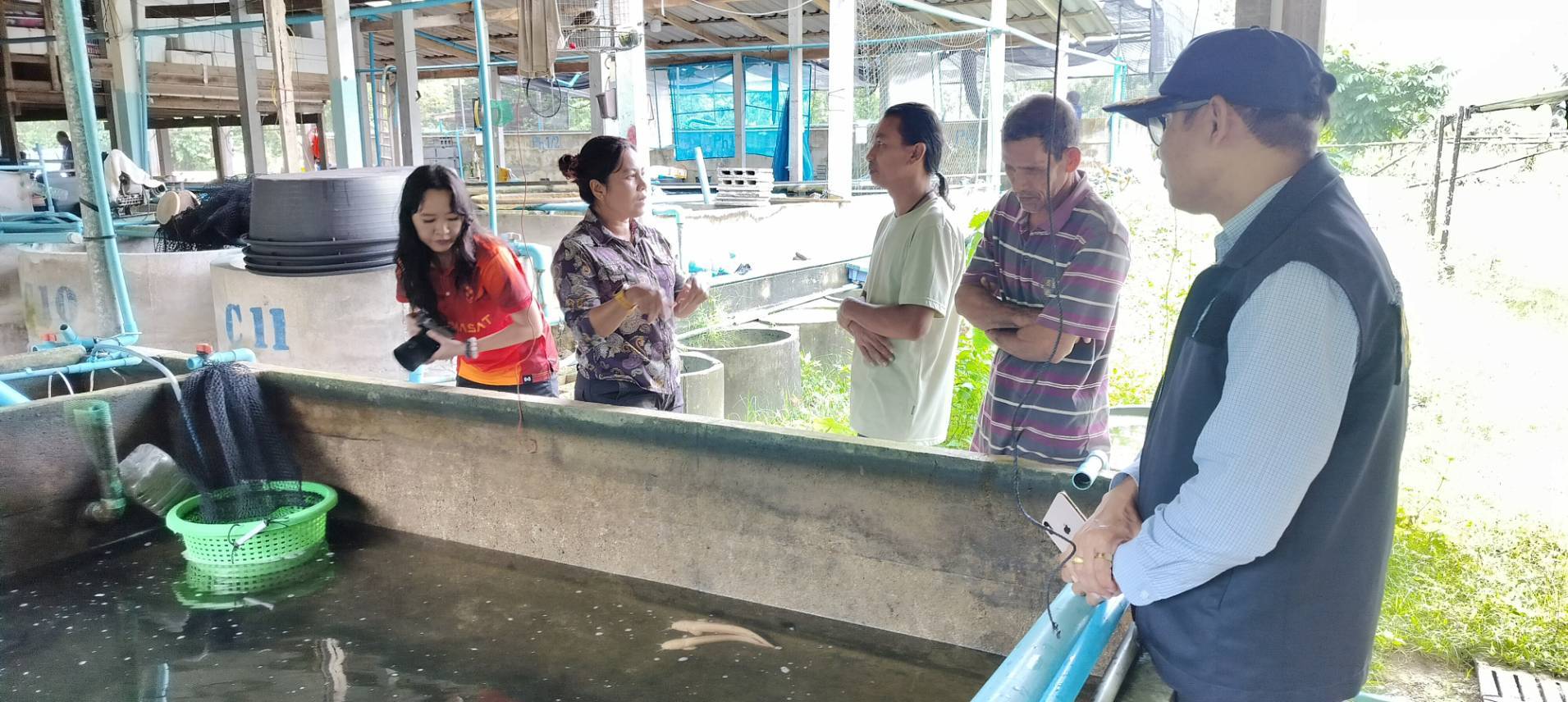 ประมงจังหวัดพัทลุง พร้อมด้วย ประมงอำเภอป่าบอน    และนายจตุรวิทย์ คนจีน เกษตรกรผู้เพาะเลี้ยงปลาชโอน  และปลาพื้นถิ่นที่สำคัญของจังหวัดพัทลุง  ร่วมบันทึกเทปรายการ เกษตรทำกิน  โดย NBT south 11..คลิก