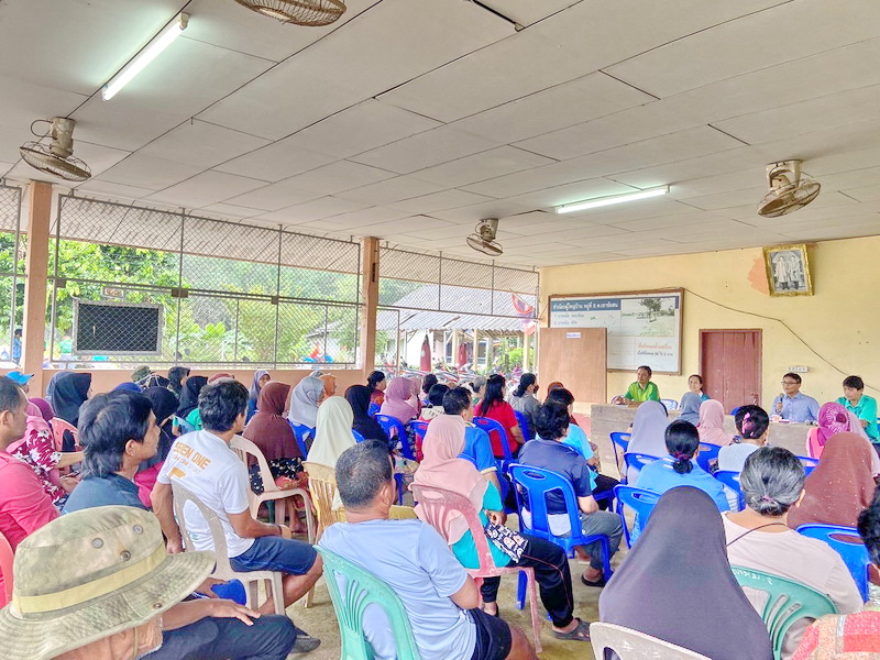 ร่วมประชุมชี้แจงโครงการบริหารจัดการทรัพยากรประมง อำเภอเขาชัยสน จังหวัดพัทลุง..คลิก