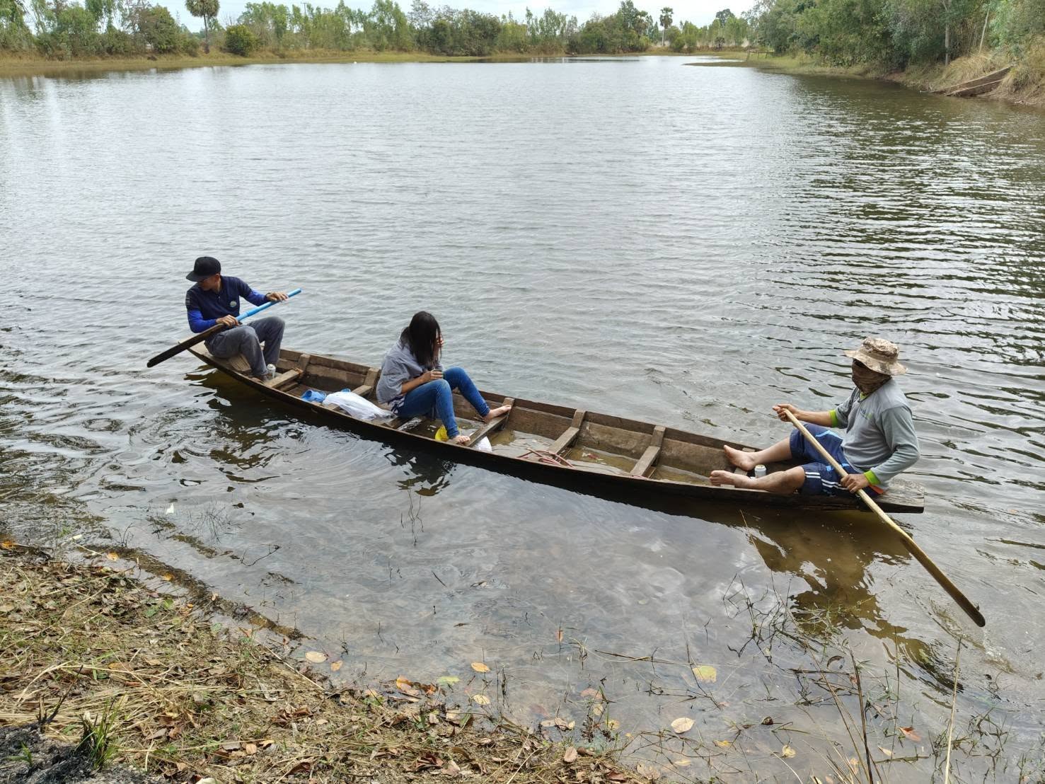ลงพื้นที่สุ่มปริมาณสัตว์น้ำก่อนเข้าร่วมโครงการธนาคารสินค้าเกษตร ปีงบประมาณ 2568..คลิก