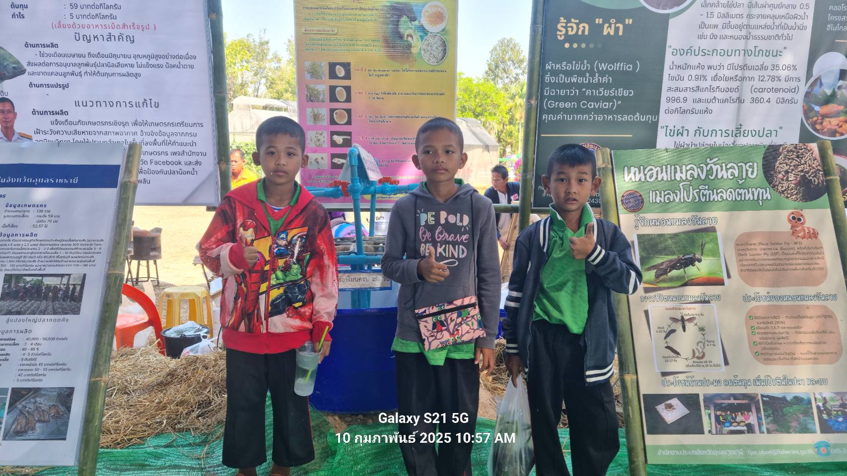 ประมงอุบล จัดแสดงนิทรรศการความรู้ด้านการประมง งานเกษตรอีสานใต้ มหาวิทยาลัยอุบลราชธานี..คลิก