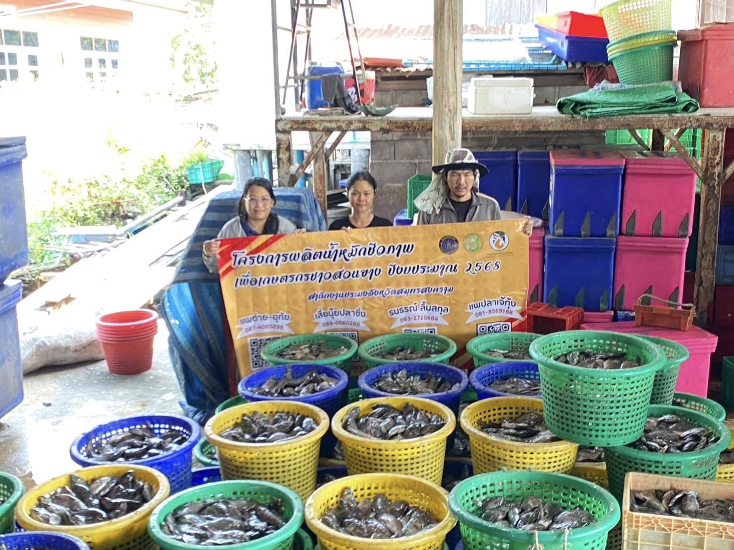 โครงการผลิตน้ำหมักชีวภาพเพื่อเกษตรกรชาวสวนยาง ปีงบประมาณ 2568