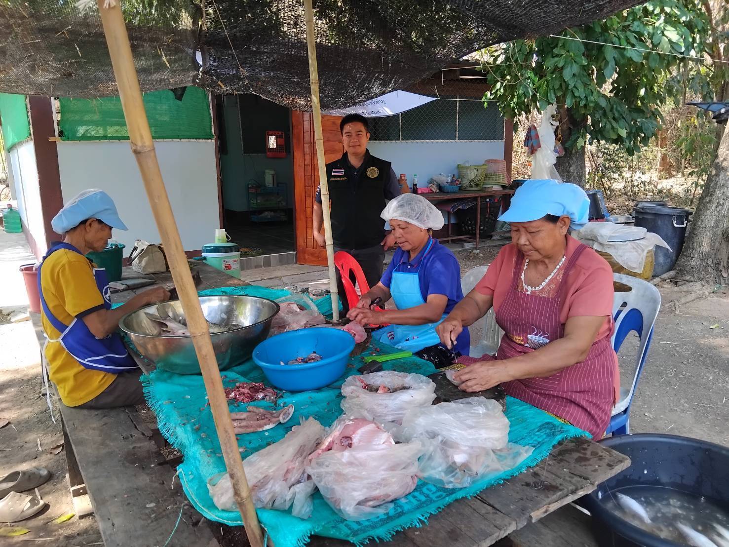 กลุ่มบริหารจัดการด้านการประมง ตรวจติดตามโครงการสร้างความเข้มแข็งกลุ่มการผลิตด้านการประมง ประจำปีงบประมาณ 2568