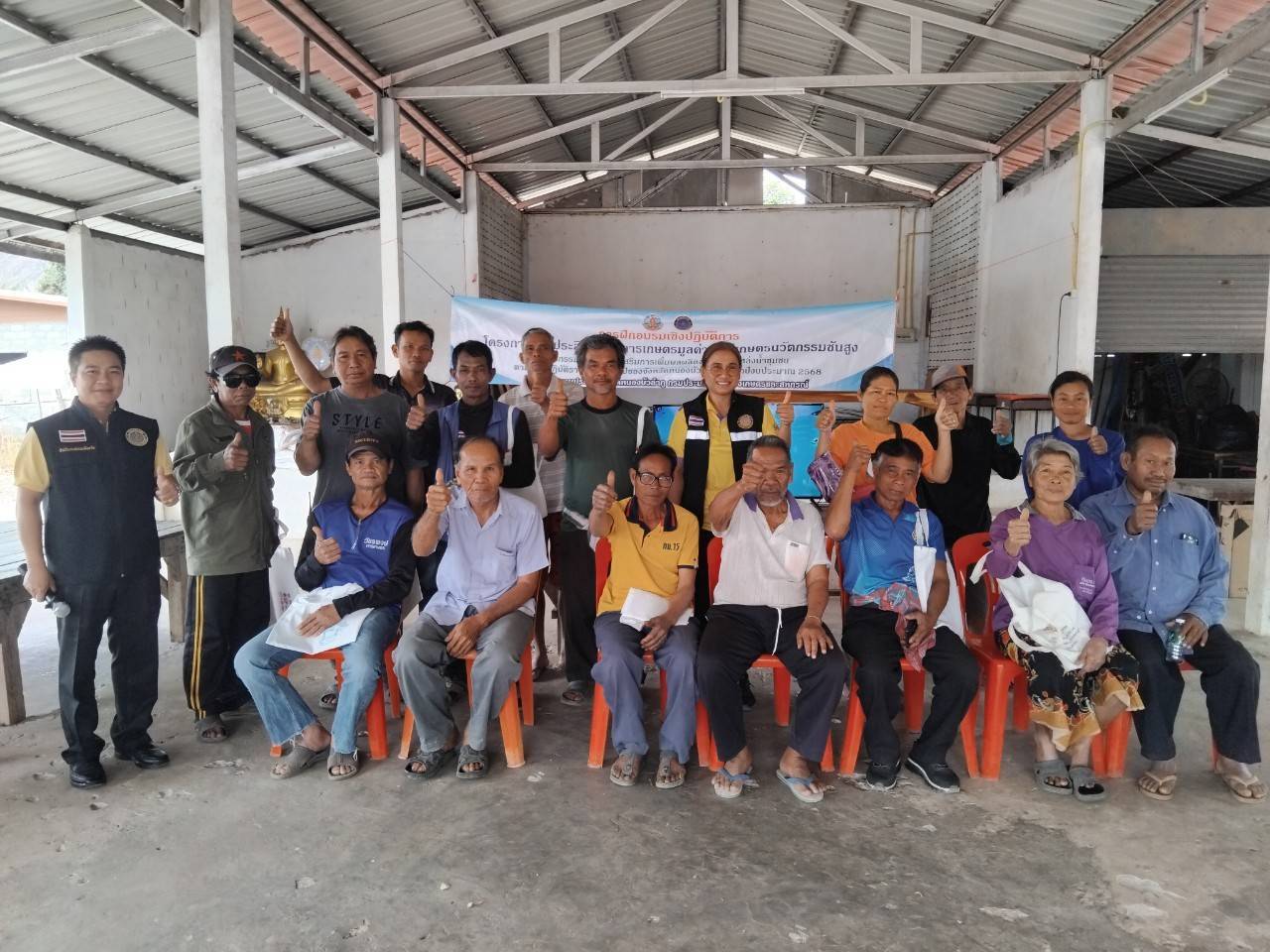 สำนักงานประมงจังหวัดหนองบัวลำภู  ฝึกอบรมเชิงปฎิบัติการ โครงการเพิ่มประสิทธิภาพการเกษตรมูลค่าสูง สู่เกษตรนวัตกรรมชั้นสูง กิจกรรม ส่งเสริมการเพิ่มผลผลิตสัตว์น้ำในแหล่งน้ำ