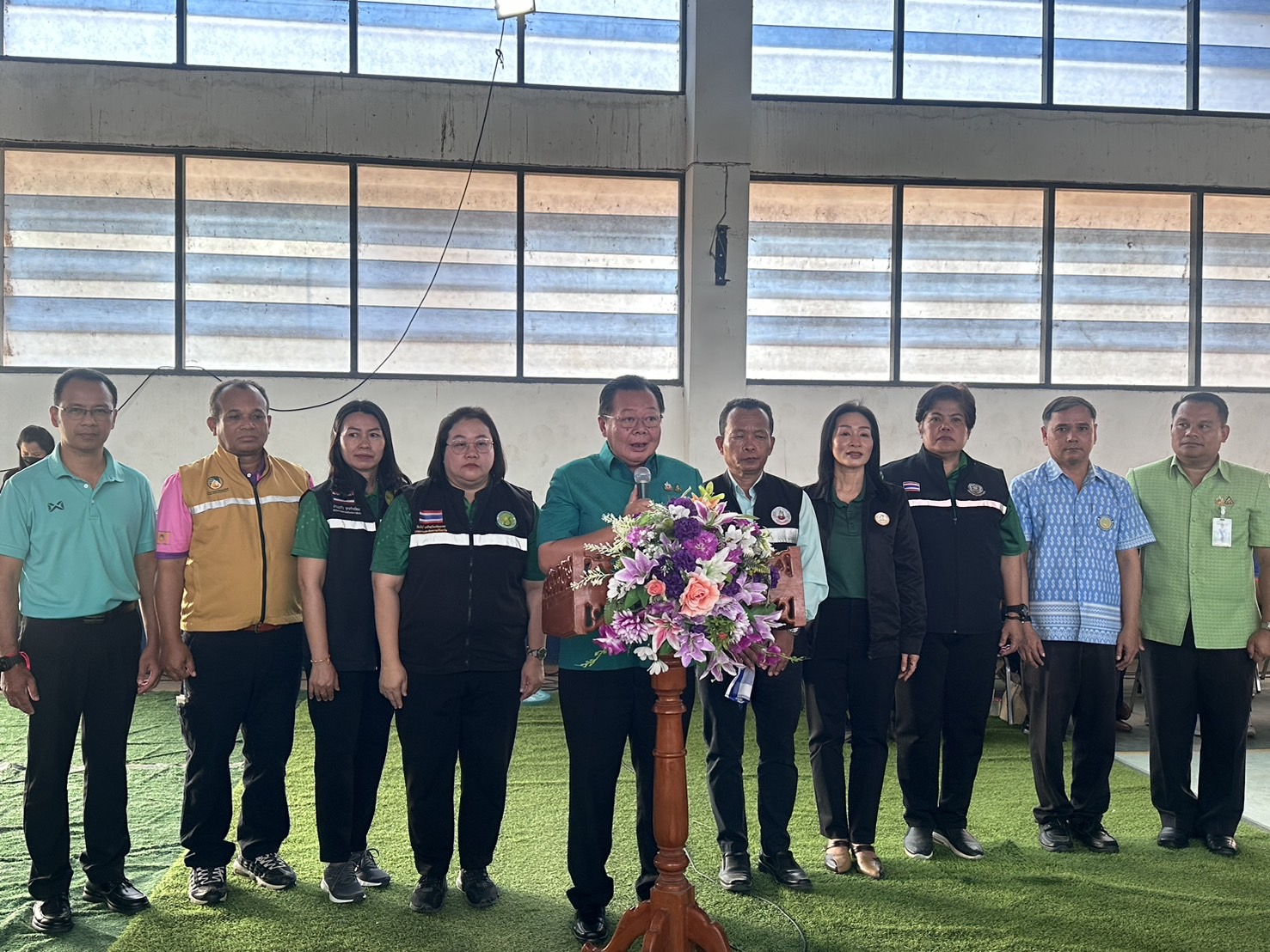 เข้าร่วมกิจกรรมการจัดเวทีรณรงค์สร้างการรับรู้และการเรียนรู้การเกษตรที่เป็นมิตรกับสิ่งแวดล้อม (Green Day)..คลิก