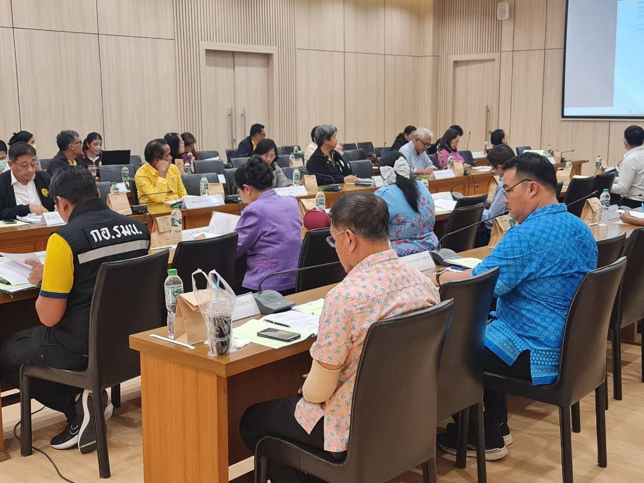 วมการประชุมคณะอนุกรรมการนโยบายที่ดินจังหวัดราชบุรี (คทช.จังหวัด)ครั้งที่ 1/2568
