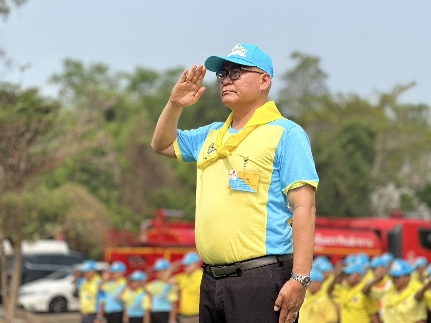 ประมงอำเภอวารินชำราบ ร่วมกิจกรรมจิตอาสาพัฒนา เนื่องในวันสำคัญของชาติ ประจำเดือนมีนาคม 2568