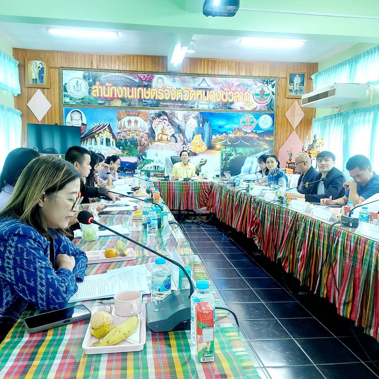 ประชุมคณะตรวจติดตามและประเมินผลโครงการตามแผนปฏิบัติราชการประจำปีของจังหวัดหนองบัวลำภู ประจำปีงบประมาณ พ.ศ. 2568 