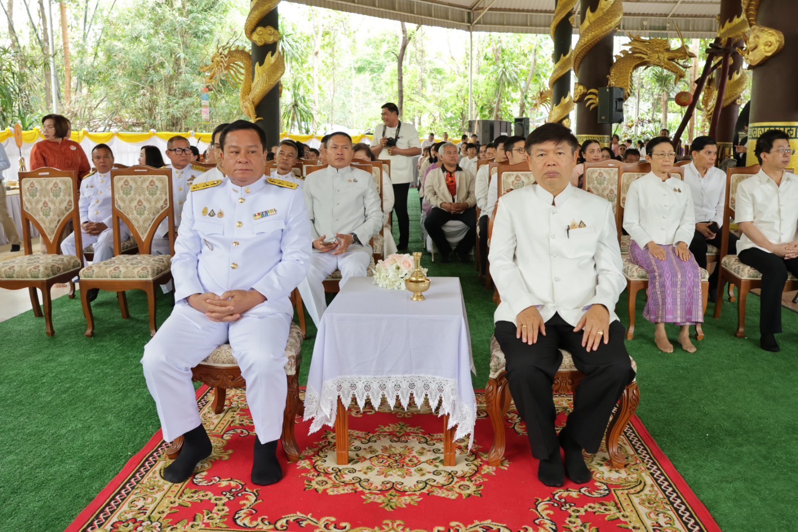 ร่วมเป็นเกียรติในพิธีทำบุญอายุวัฒนมงคล 55 ปี พระเทพวัชรวิสุทธิ์ เจ้าคณะจังหวัดหนองบัวลำภู เจ้าอาวาสวัดพระศรีสระแก้ว พระอรามหลวง